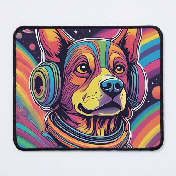 Item preview, space dog designed and sold by sophiToon.