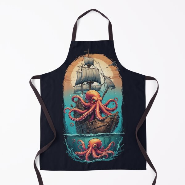 Artikelvorschau, Octopus Pirates v1 entworfen und verkauft von SimplifyCD.