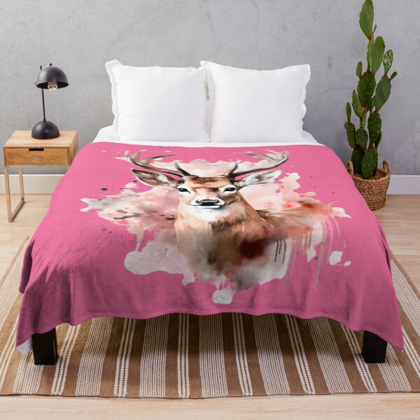 Item preview, Deer Portrait #2 - Wildlife Watercolor designed and sold by CowBonBon.