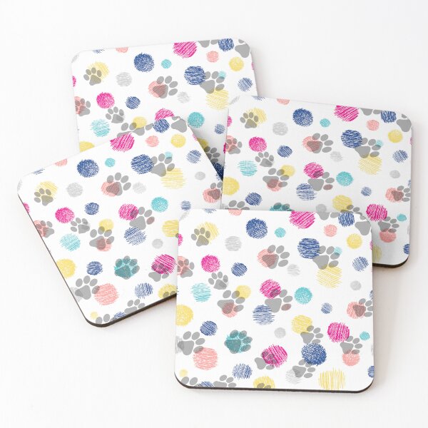 Item preview,  "Purr-fect Polkas: Cat Paw Parade" designed and sold by Fanishdesigned.