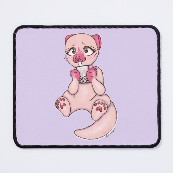 Item preview, Littlest Pet Shop G7 otter with boba milk tea designed and sold by Koiteaa.