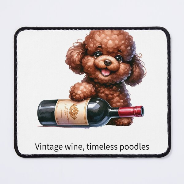 Item preview, Dogs and Wine designed and sold by toypoodlemom.