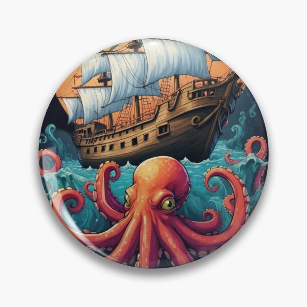 Artikelvorschau, Copy of Octopus Pirates v1 entworfen und verkauft von SimplifyCD.