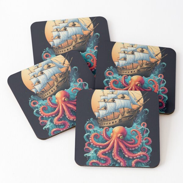 Artikelvorschau, Copy of Octopus Pirates v1 entworfen und verkauft von SimplifyCD.