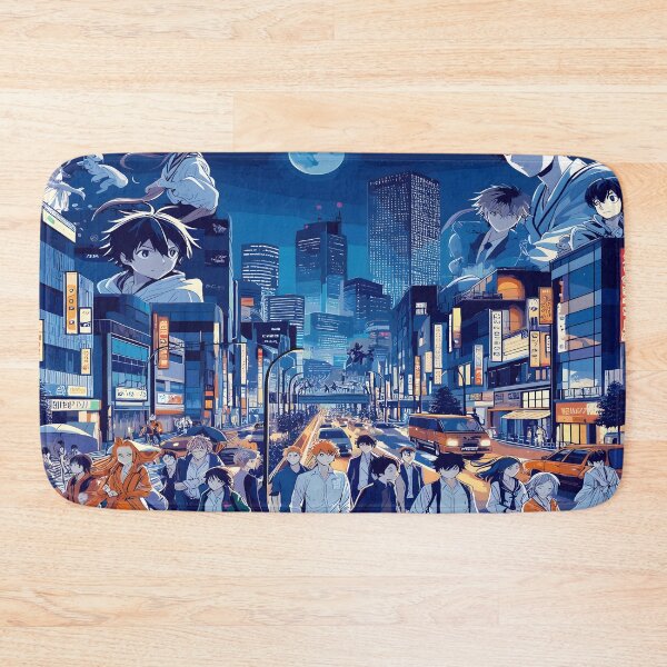 Item preview, Anime Crosswalk Desk Mat Aesthetic designed and sold by KitonicTees.