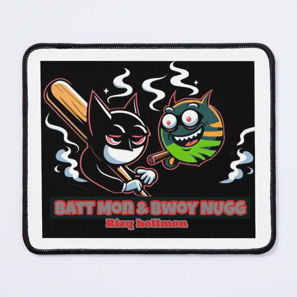 Item preview, Rizq hellmon batt mom & bwoy nuggz  designed and sold by Noreflection.