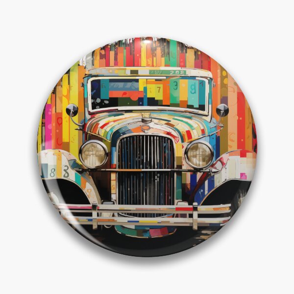 Item preview, 1932 Model B Classic Car Barcode Digital Print designed and sold by StefNomadLife.