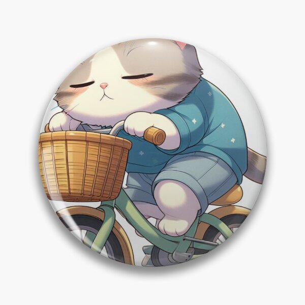 Item preview, Sleepy Cat on a bicycle to the market designed and sold by zulsha62.
