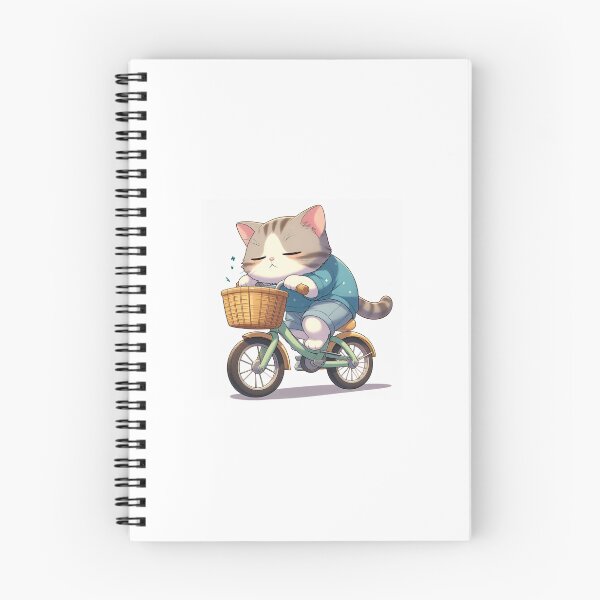 Item preview, Sleepy Cat on a bicycle to the market designed and sold by zulsha62.