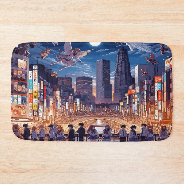 Item preview, Anime Japanese Desk Mat designed and sold by KitonicTees.