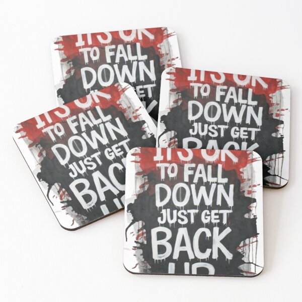 Item preview, IT'S TO FALL DOWN JUST GET BACK UP designed and sold by M Khan.