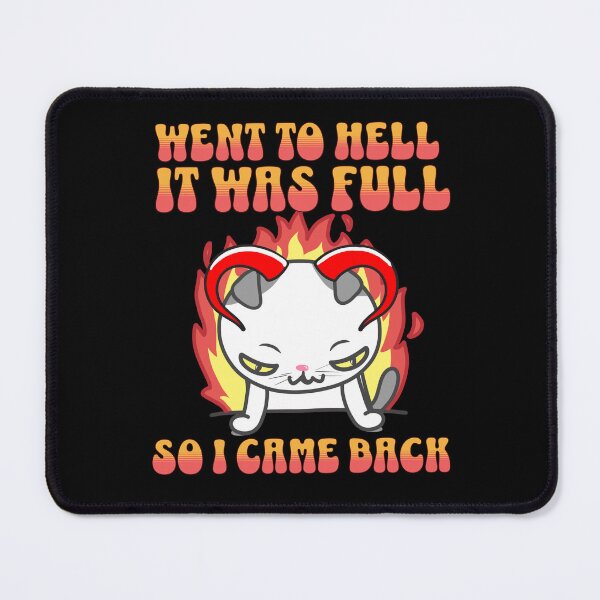 Item preview, Went to hell it was full so I came back, devilish Scottish fold cat designed and sold by BritishDelights.