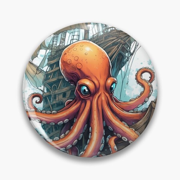 Artikelvorschau, Copy of Copy of Octopus Pirates v1 entworfen und verkauft von SimplifyCD.