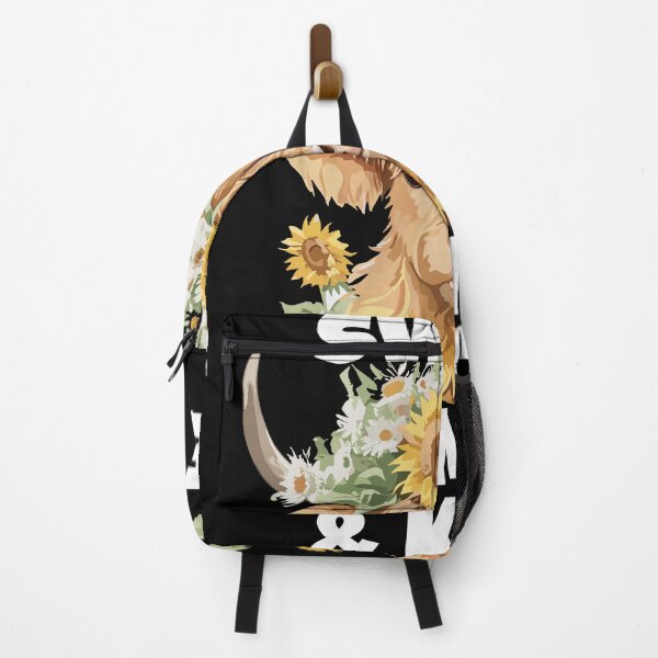 Item preview, Dulce, humilde y amable vaca bebé con girasoles en la cabeza. Linda cría de vaca de las Tierras Altas. designed and sold by Peculiarts.