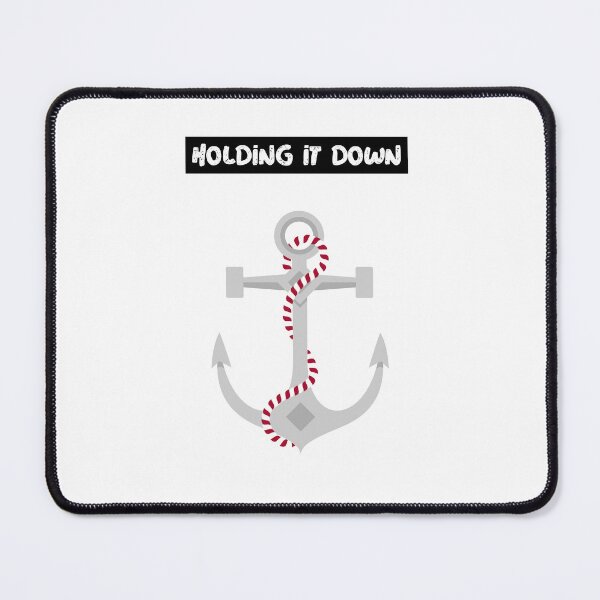 Item preview, Holding it down - Anchor fishing gift designed and sold by MrLAS.