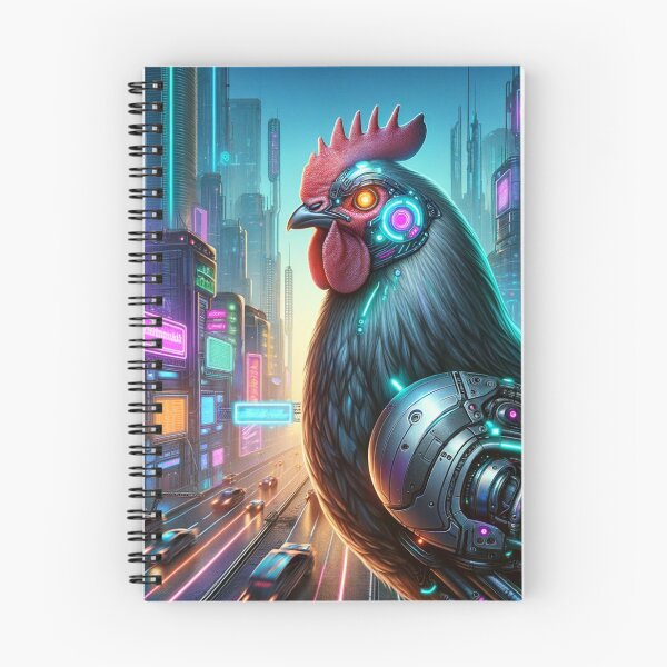Item preview, Neon Feathers: Cyberpunk Chicken in the City designed and sold by Shams-Studio.