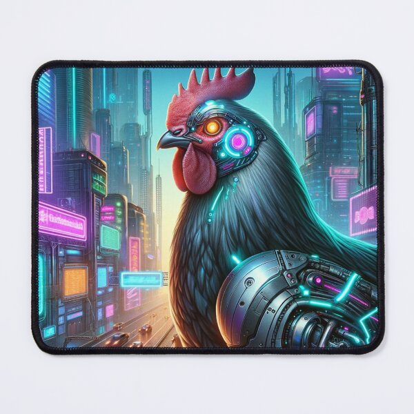 Item preview, Neon Feathers: Cyberpunk Chicken in the City designed and sold by Shams-Studio.