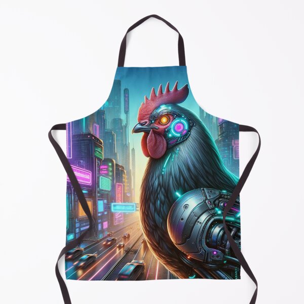 Item preview, Neon Feathers: Cyberpunk Chicken in the City designed and sold by Shams-Studio.