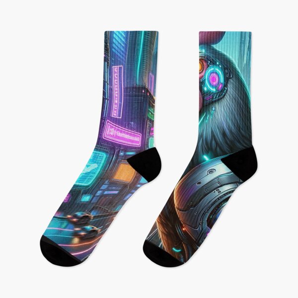 Item preview, Neon Feathers: Cyberpunk Chicken in the City designed and sold by Shams-Studio.