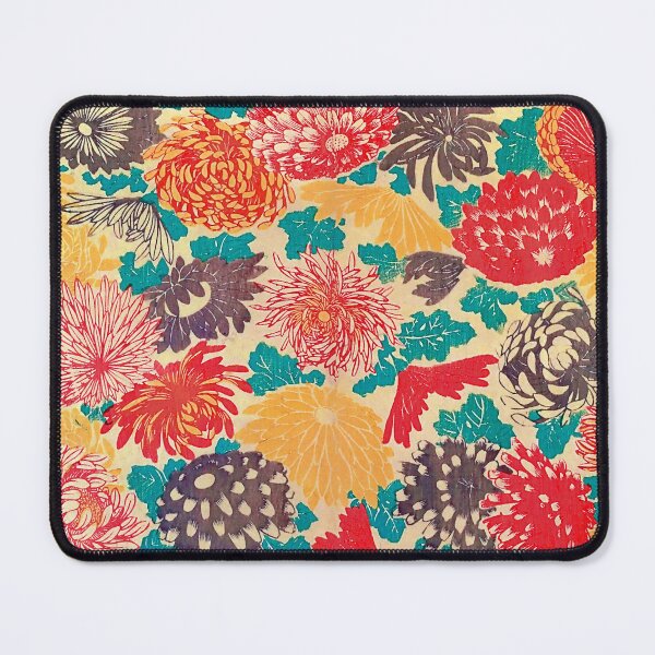 Item preview, Japanese Art, retro prints cute, chrysanthemum print, great Japan Gift! designed and sold by JapaneseClub.