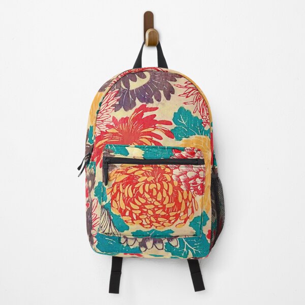 Item preview, Japanese Art, retro prints cute, chrysanthemum print, great Japan Gift! designed and sold by JapaneseClub.