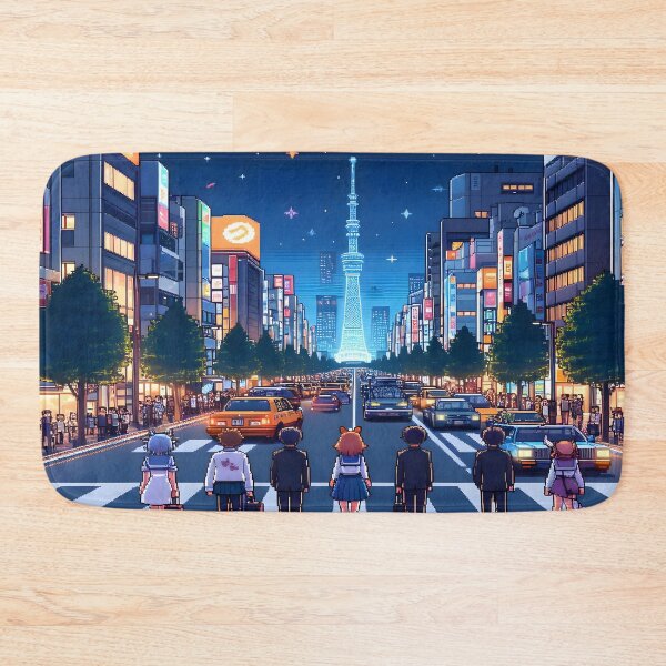 Item preview, Anime Girl Anime Boy Tokyo Japanese Desk Mat designed and sold by KitonicTees.