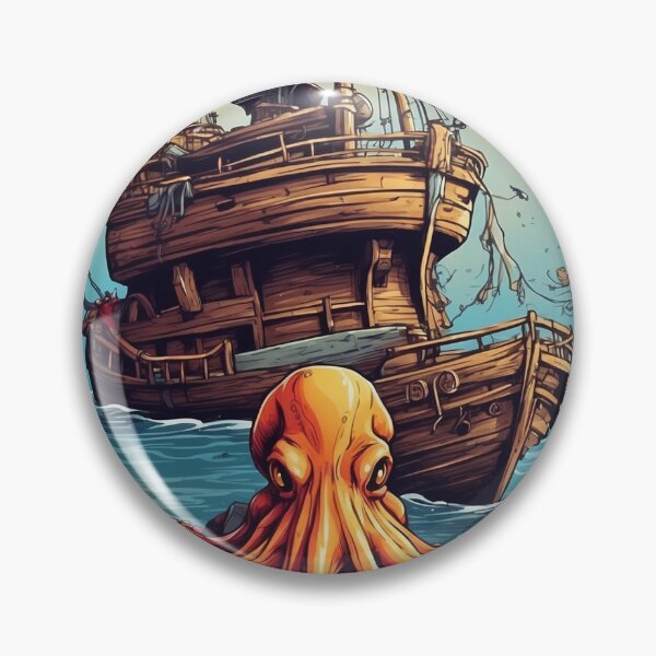 Artikelvorschau, Octopus Pirates v5 entworfen und verkauft von SimplifyCD.