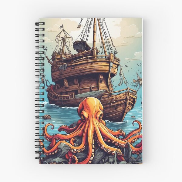Artikelvorschau, Octopus Pirates v5 entworfen und verkauft von SimplifyCD.