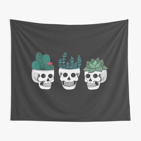 Item preview, Skull Plants Trio designed and sold by courtcolumbus.