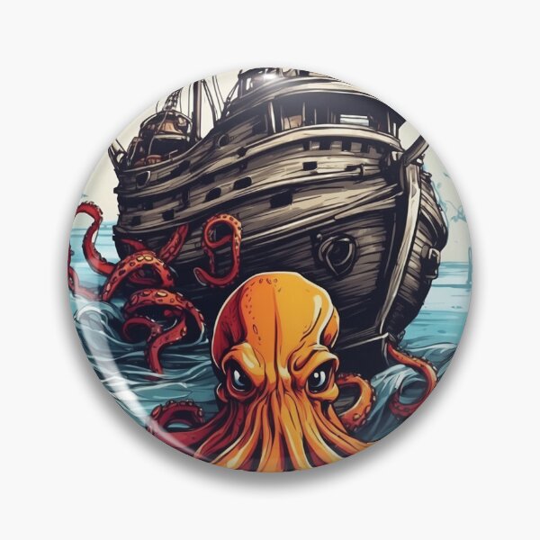 Artikelvorschau, Octopus Pirates v6 entworfen und verkauft von SimplifyCD.