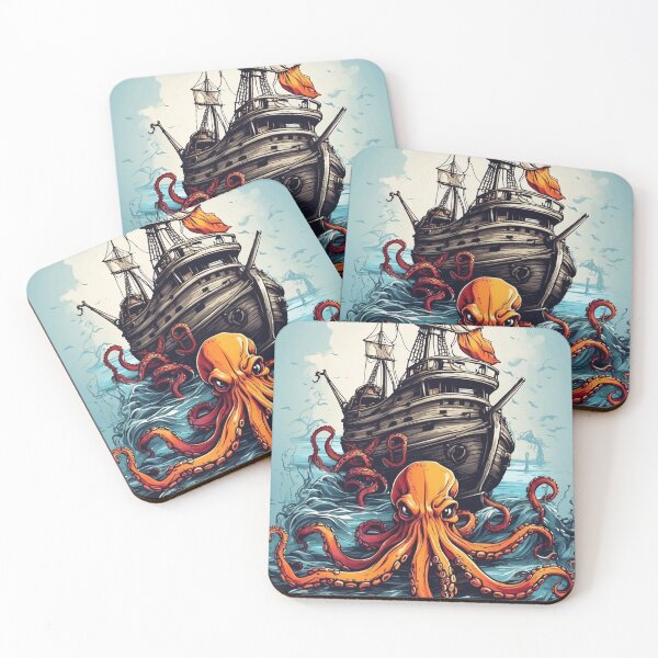 Artikelvorschau, Octopus Pirates v6 entworfen und verkauft von SimplifyCD.