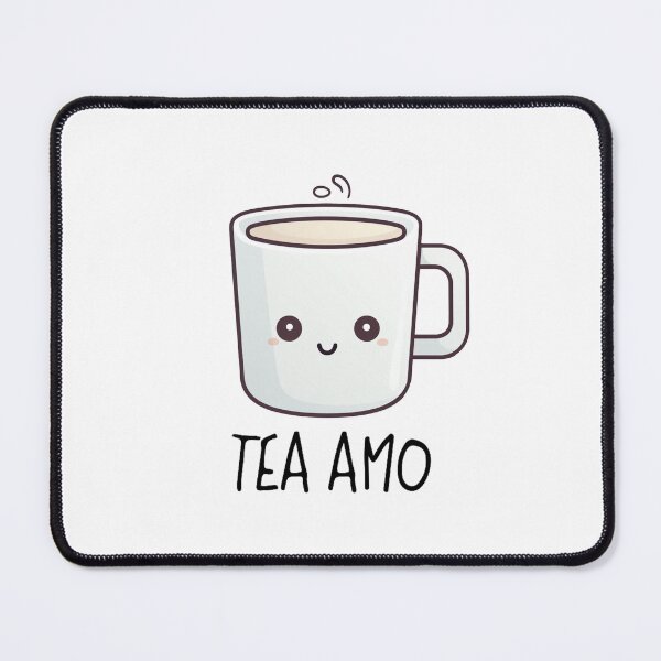 Item preview, Cute Tea Amo Mug Drawing designed and sold by MugsForReal.
