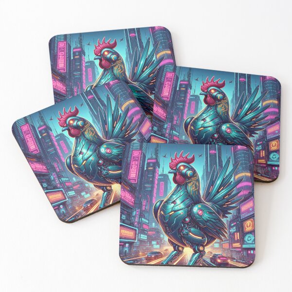 Item preview, Luminous Plumes: Futuristic Fowl in the Urban Jungle designed and sold by Shams-Studio.