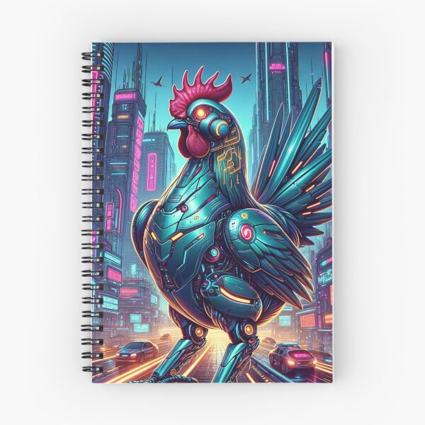 Item preview, Luminous Plumes: Futuristic Fowl in the Urban Jungle designed and sold by Shams-Studio.