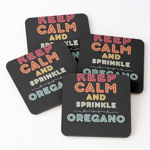 Item preview, Stay calm and sprinkle oregano designed and sold by GartenIdeen.