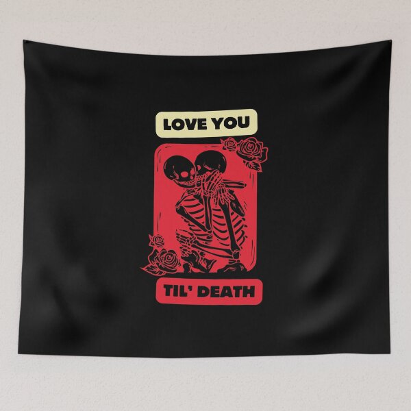 Item preview, Love Til' Death Valentines Day Gift designed and sold by Quadghouls.