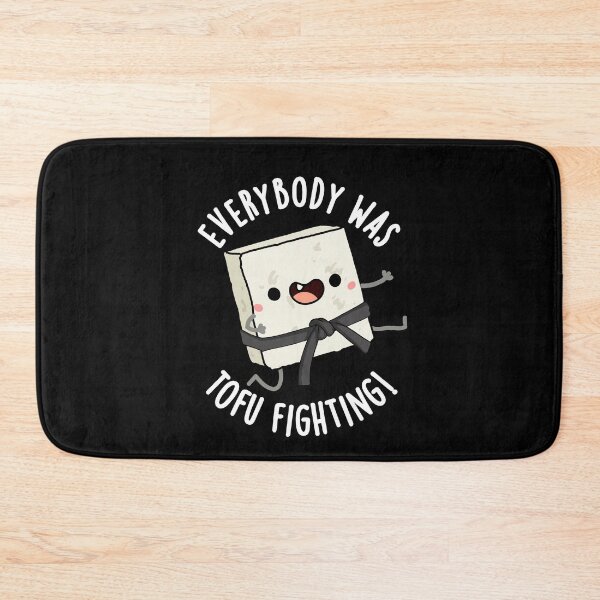 Item preview, Everybody Was Tofu Fighting Funny Food Puns (Dark BG) designed and sold by punnybone.