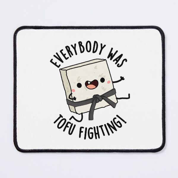 Item preview, Everybody Was Tofu Fighting Funny Food Puns designed and sold by punnybone.