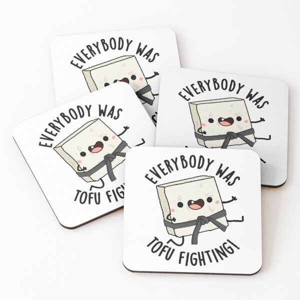 Item preview, Everybody Was Tofu Fighting Funny Food Puns designed and sold by punnybone.