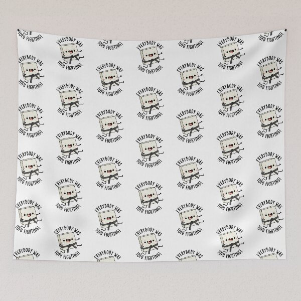 Item preview, Everybody Was Tofu Fighting Funny Food Puns designed and sold by punnybone.