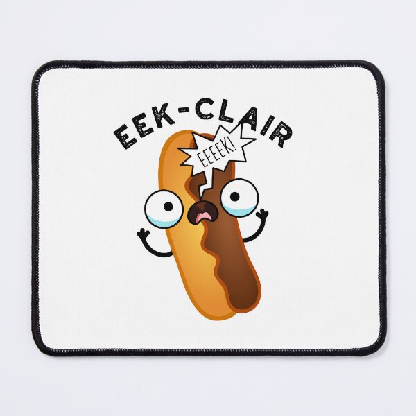 Item preview, Eek-clair Funny Eclair Puns designed and sold by punnybone.