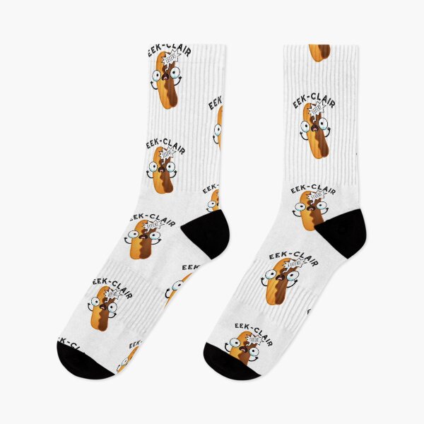 Item preview, Eek-clair Funny Eclair Puns designed and sold by punnybone.