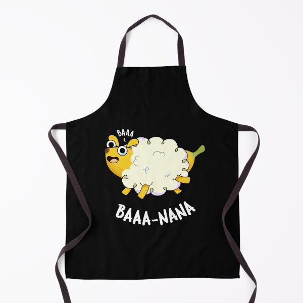 Item preview, Baa-nana Funny Banana Puns (Dark BG) designed and sold by punnybone.