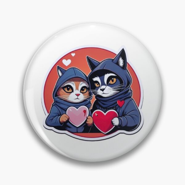 Item preview, Cats Thieves in Love designed and sold by LetsBeDimonds.
