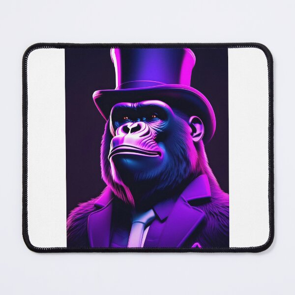 Item preview, Gorilla with a top hat designed and sold by BlacCollection.