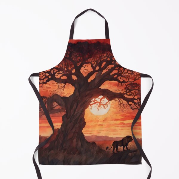 Item preview, Lion In The Savannah Sunset designed and sold by TheArtOfPat.