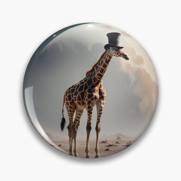 Item preview, Giraffe on the moon designed and sold by BlacCollection.