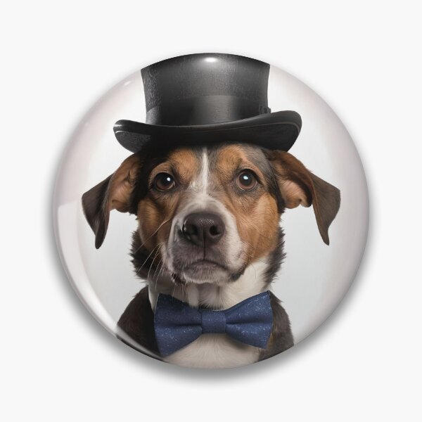 Item preview, Dog in a top hat designed and sold by BlacCollection.
