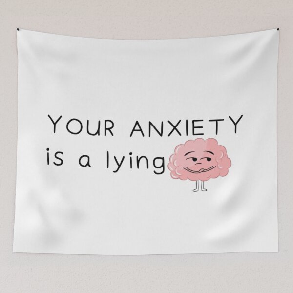 Item preview,  Your Anxiety Is A Lying  designed and sold by Sadhvika.