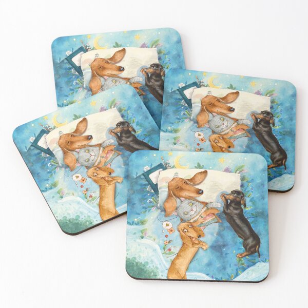 Item preview, Dachshund Sleeping And Dreaming designed and sold by Clitus.